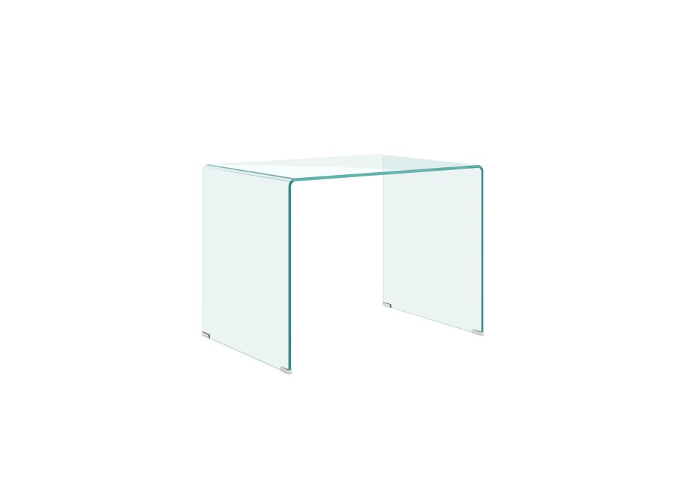 Artículos de vidrio - Escritorio Office Glassy 100x60x75 lados cerrados