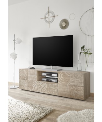 MIRO Mueble TV 2 Puertas / 1 Cajón 181x57x43 cm