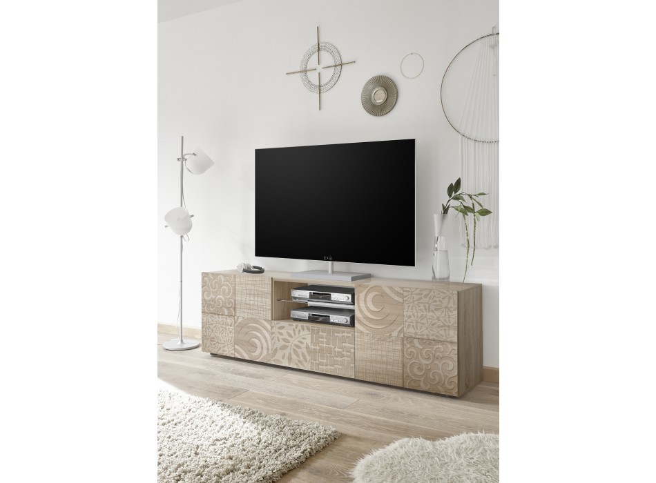 MIRO Mueble TV 2 Puertas / 1 Cajón 181x57x43 cm