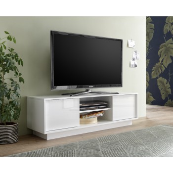 Mueble bajo TV 2 puertas ICE 138x44x43 cm