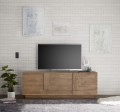 Mueble bajo TV 3 puertas JUPITER Nogal