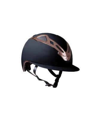 CASCO DE MUJER APEX CHR BLK MATT/ROSE GOLD