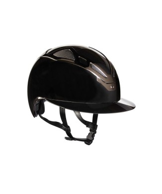 CASCO APEX CHROME LADY NEGRO BRILLANTE