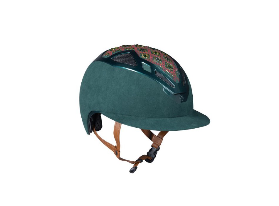 CASCO APEX DAMASK VERDE MUJER