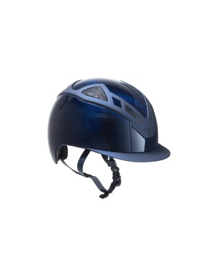 CASCO APEX FULL CARBON AZUL BRILLANTE