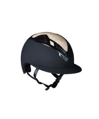 CASCO APEX MADREPERLA SEÑORA NEGRO MATE