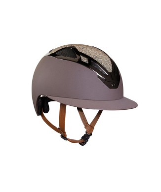 CASCO APEX SWAROVSKI LADY MARRÓN