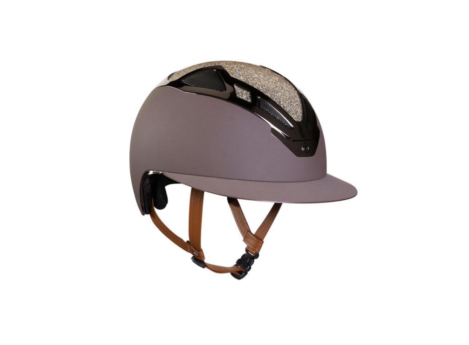 CASCO APEX SWAROVSKI LADY MARRÓN