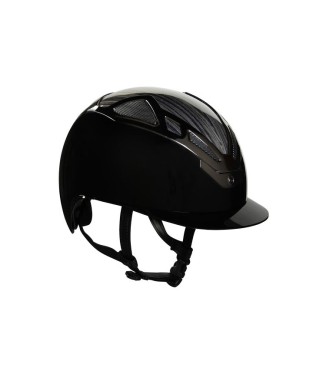 CASCO APEX WOOD NEGRO BRILLANTE