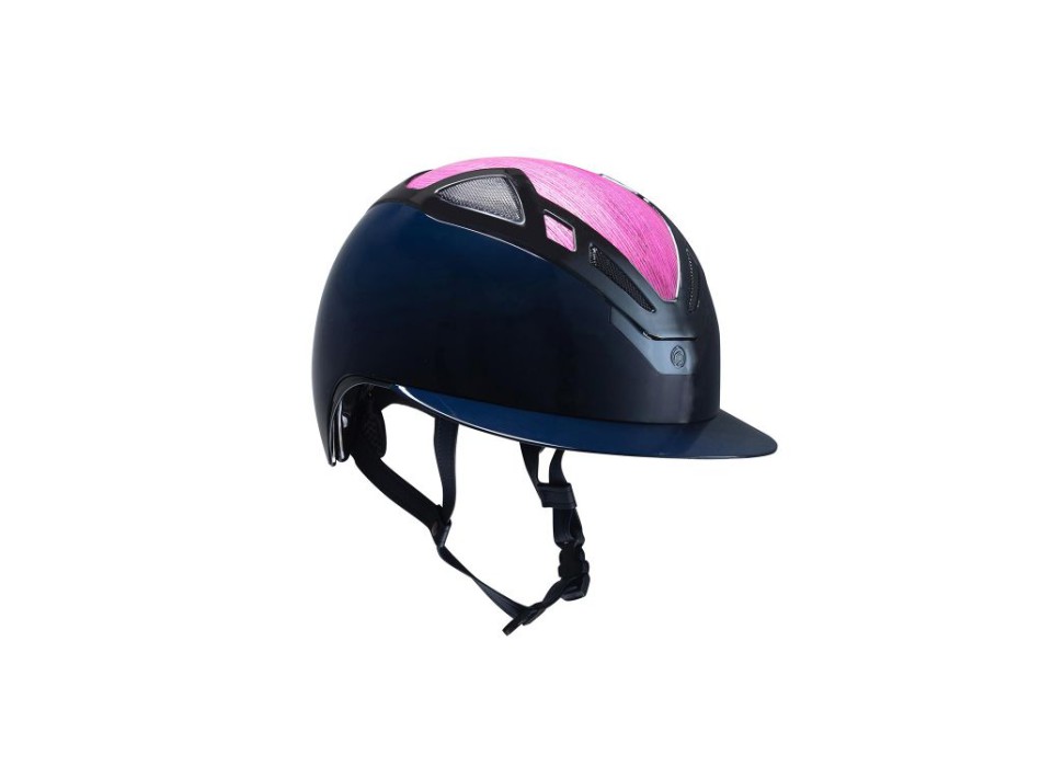 CASCO APEX WOOD LADY AZUL MARINO ROSA BRILLANTE