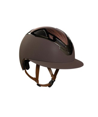 CASCO APEX WOOD LADY MARRÓN MATE