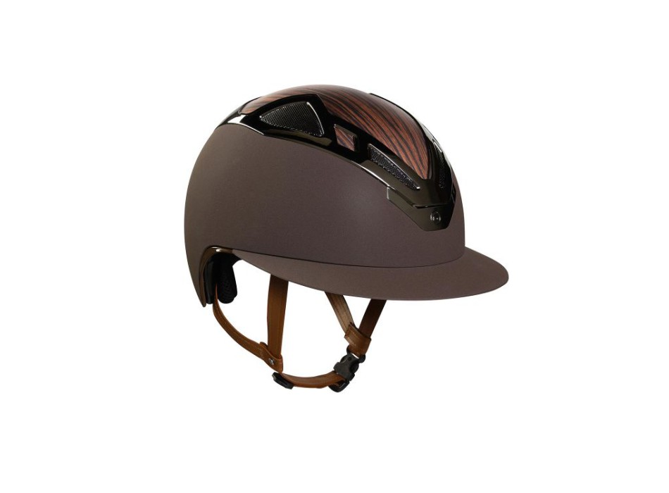 CASCO APEX WOOD LADY MARRÓN MATE