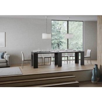 Allin Consola - Consola extensible 78x47/299 cm Allin Blanco Espatulado