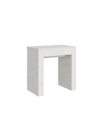 Allin Consola - Consola extensible 78x47/299 cm Allin Blanco Espatulado