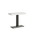 Consola extensible 90x40/196 cm Capital Small estructura Antracita