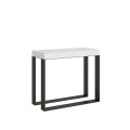 Consola extensible 90x40/196 cm Elettra Small estructura Antracita