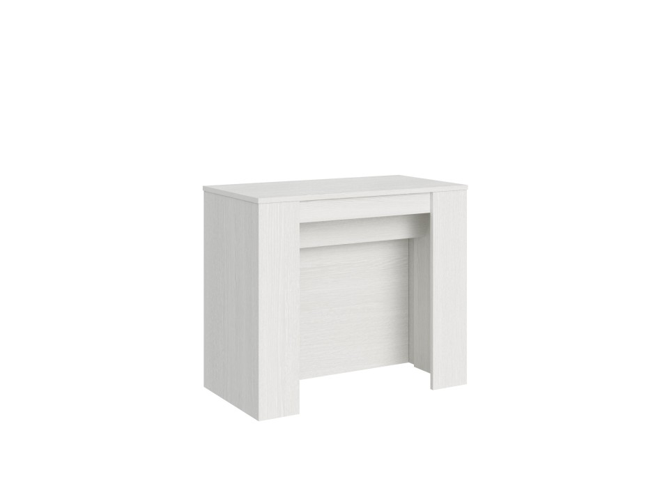 Venus Consola - Consola extensible 90x48/296 cm Venus Fresno Blanco