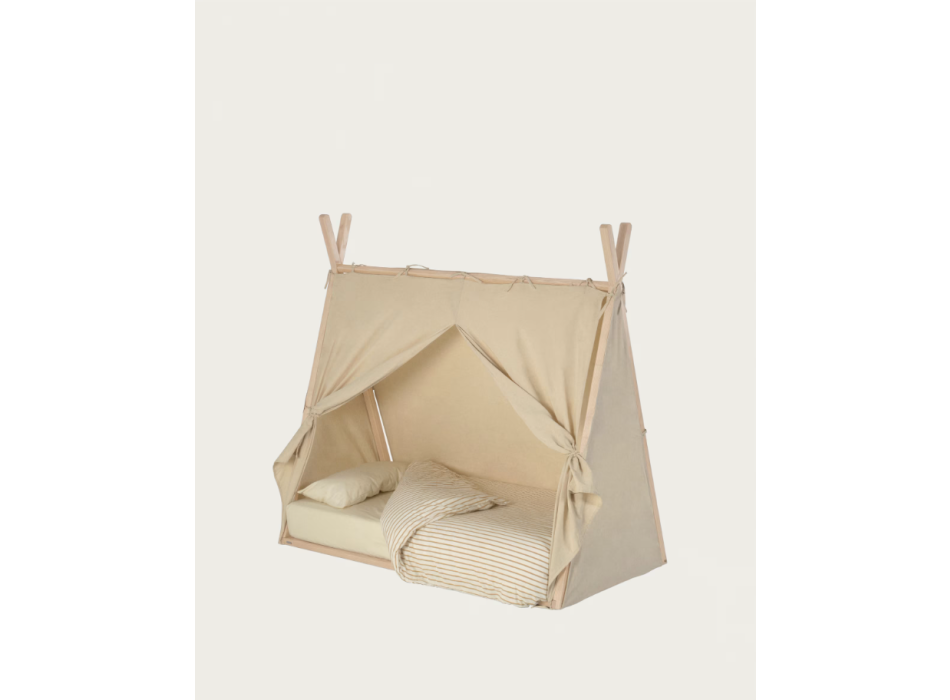 Manta 100% algodón para cama tipi Maralis 90x190 cm