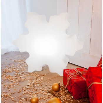 Cristal de Nieve Luminoso 60 cm 32436W Diseño 8 Estaciones