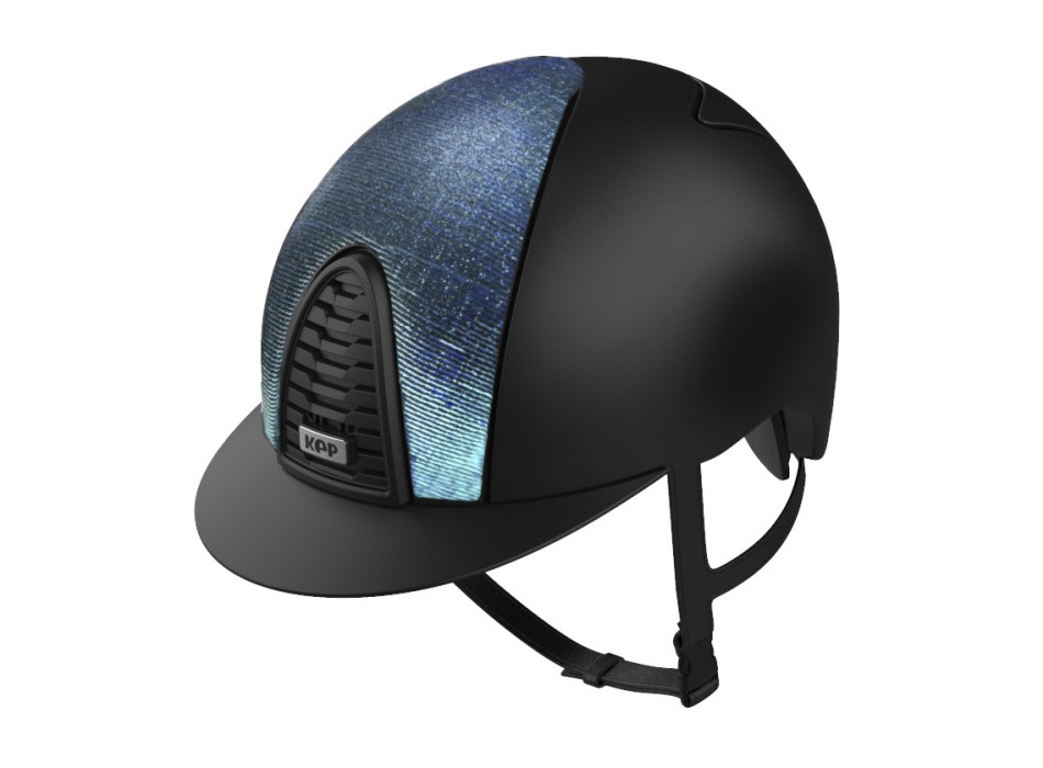 CROMO 2.0 NEGRO TEXTIL/FRONTAL TEJIDO GALAXY AZUL