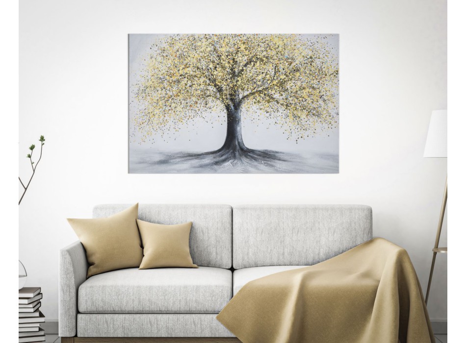 PINTURA SOBRE LIENZO ÁRBOL SIMPLE -B-