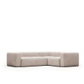 Rinconera Blok 3 plazas beige 290 x 230 cm /