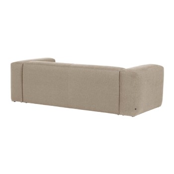 Divano Blok 2 posti chaise longue destro beige 240 cm