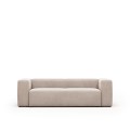 Sofá Blok 3 plazas beige 240 cm