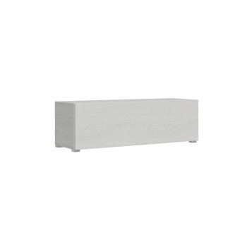 Isoka Elements - Mueble TV Flap con prensaestopas L.133.6 H.40 D.39.2 con pies Roble Natural