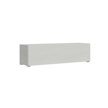 Isoka Elements - Mueble TV Flap con prensaestopas L.153.6 H.40 P.39.2 con pies Roble Natural