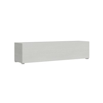 Isoka Elements - Mueble TV Flap con prensaestopas L.173.6 H.40 P.39.2 con pies Roble Natural