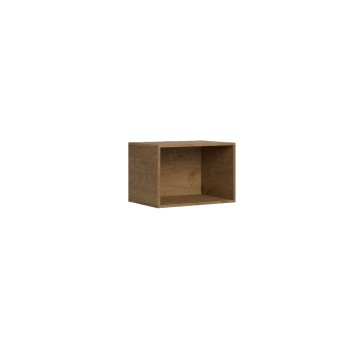 Isoka Elements - Mueble alto abierto L.60 H.40 P.39.2 / L.40 H.60 P.39.2 Roble Naturaleza