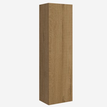 Isoka Elements - Mueble de pared columna L.60 H.210.3 P.39.2 izquierda-derecha Roble natural