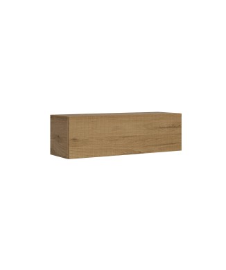 Isoka Elements - Mueble de pared abatible L.133.6 H.40 P.39.2 Roble Naturaleza