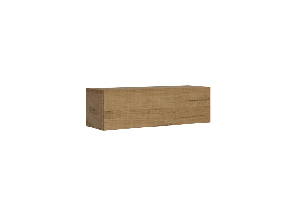 Isoka Elements - Mueble de pared abatible L.133.6 H.40 P.39.2 Roble Naturaleza