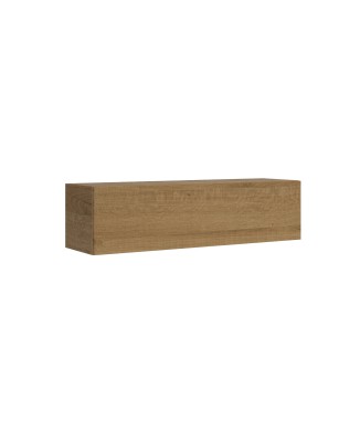 Isoka Elements - Mueble de pared abatible L.153.6 H.40 P.39.2 Roble Naturaleza