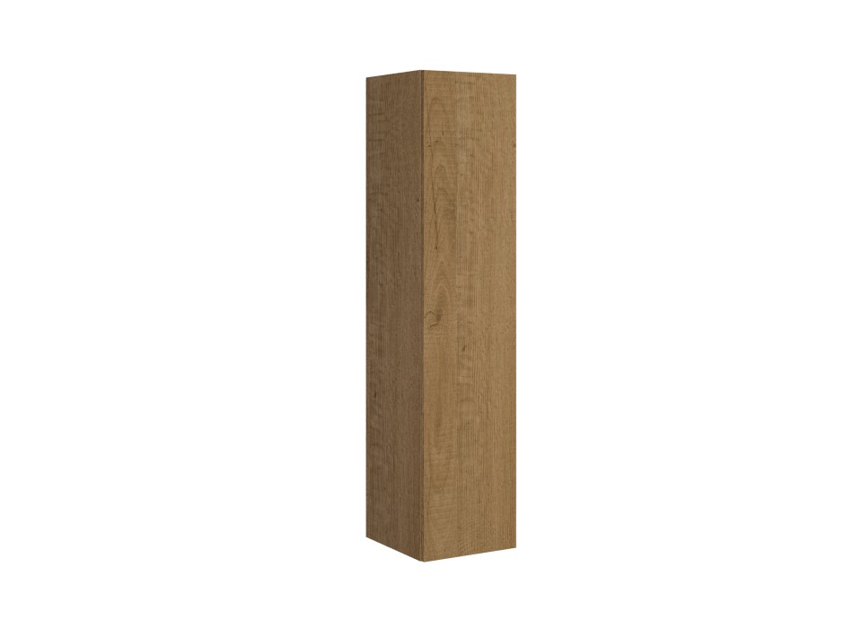 Isoka Elements - Mueble alto vertical L.40 H.173.6 P.39.2 izquierda-derecha Roble Naturaleza