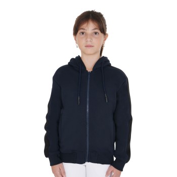 SUDADERA DE NIÑA SLIM FIT CON CAPUCHA