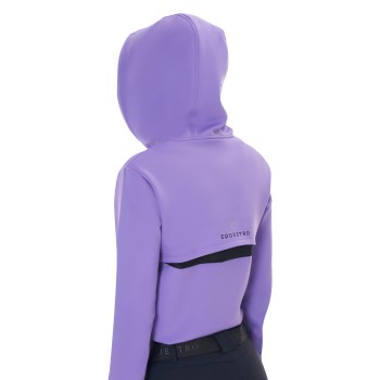 SUDADERA MUJER CORTADA CON CAPUCHA