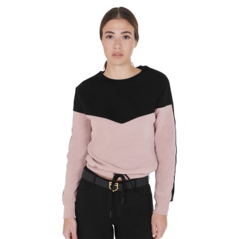 SUDADERA OVERSIZE DE MUJER CON CUELLO REDONDO