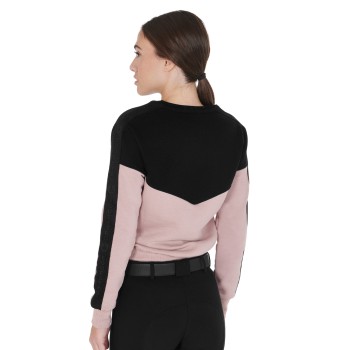 SUDADERA OVERSIZE DE MUJER CON CUELLO REDONDO