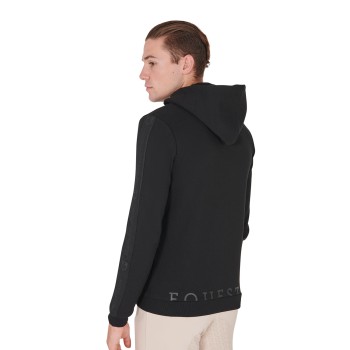 SUDADERA DE HOMBRE CON CAPUCHA Y POLAR INTERIOR