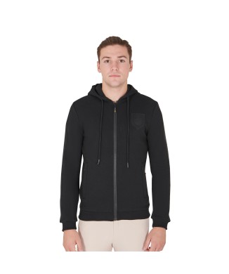 SUDADERA DE HOMBRE CON CAPUCHA Y POLAR INTERIOR