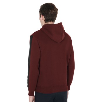 SUDADERA DE HOMBRE CON CAPUCHA Y CREMALLERA FRONTAL