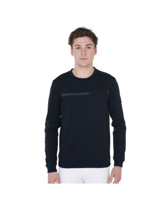 SUDADERA DE CUELLO REDONDO INTERLOCK PARA HOMBRE