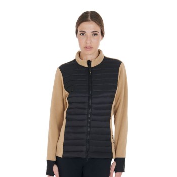 CHAQUETA DE PLUMAS MUJER SLIM FIT BIMATERIAL