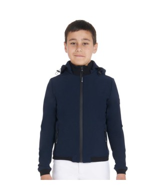 CHAQUETA SOFTSHELL INFANTIL TRES CAPAS EN TEJIDO TÉCNICO