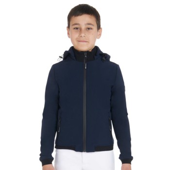 CHAQUETA SOFTSHELL INFANTIL TRES CAPAS EN TEJIDO TÉCNICO