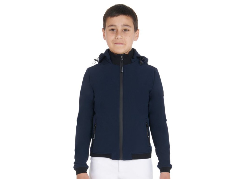 CHAQUETA SOFTSHELL INFANTIL TRES CAPAS EN TEJIDO TÉCNICO