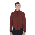 CHAQUETA DE HOMBRE DE TEJIDO TÉCNICO CON CAPUCHA DESMONTABLE